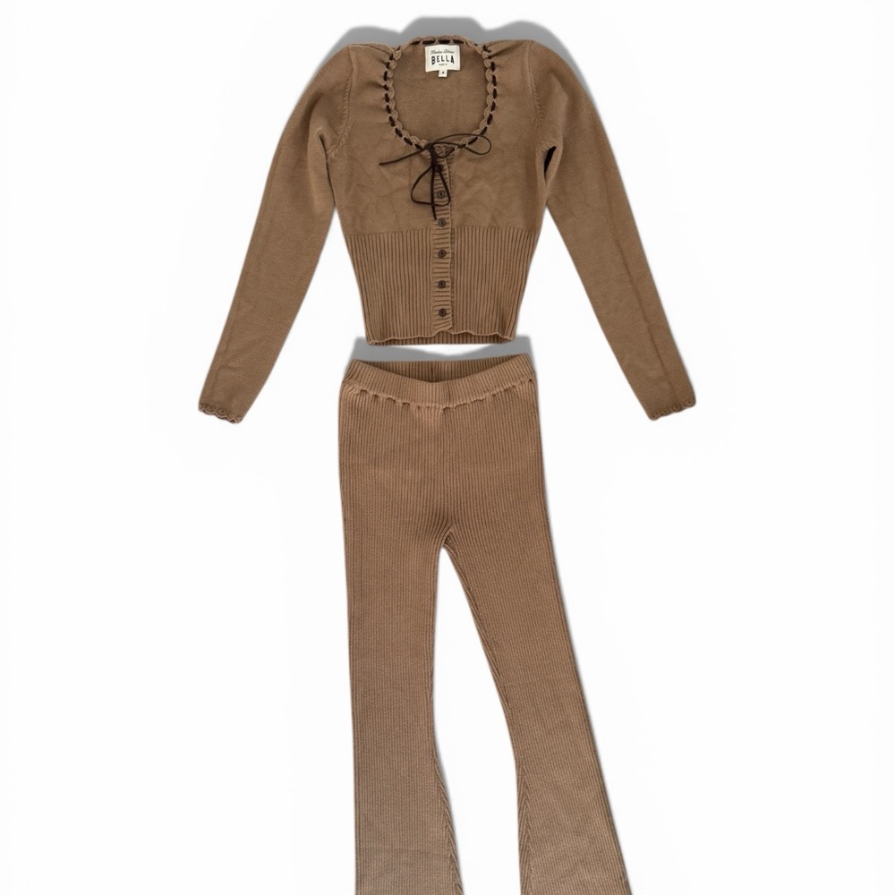 Frankie Bikinis Bella Hadid Texas Cardigan and pants size medium